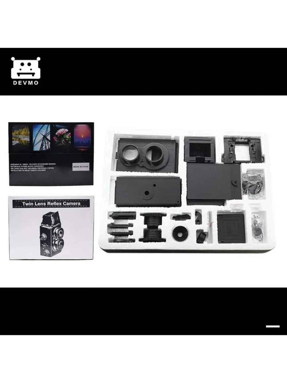 2 PCS DIY Light Kit for Classic Retro TLR Cameras - 35mm Film Photography